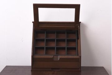 レトロ家具　昭和レトロ　レア物　ノスタルジックなコレクションケース(ガラスケース、ショーケース、店舗什器)