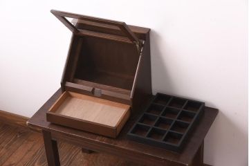 レトロ家具　昭和レトロ　レア物　ノスタルジックなコレクションケース(ガラスケース、ショーケース、店舗什器)