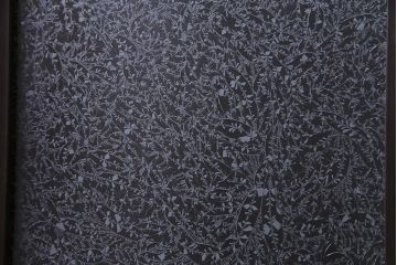 大正ロマン　結霜ガラス 太めのフレームが存在感を放つモダンなガラス戸(窓、引き戸、建具)4枚組