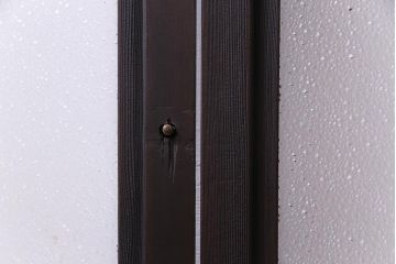 大正ロマン　ダイヤガラス入り!太めのフレームが存在感を放つモダンなガラス戸(窓、引き戸、建具)4枚組