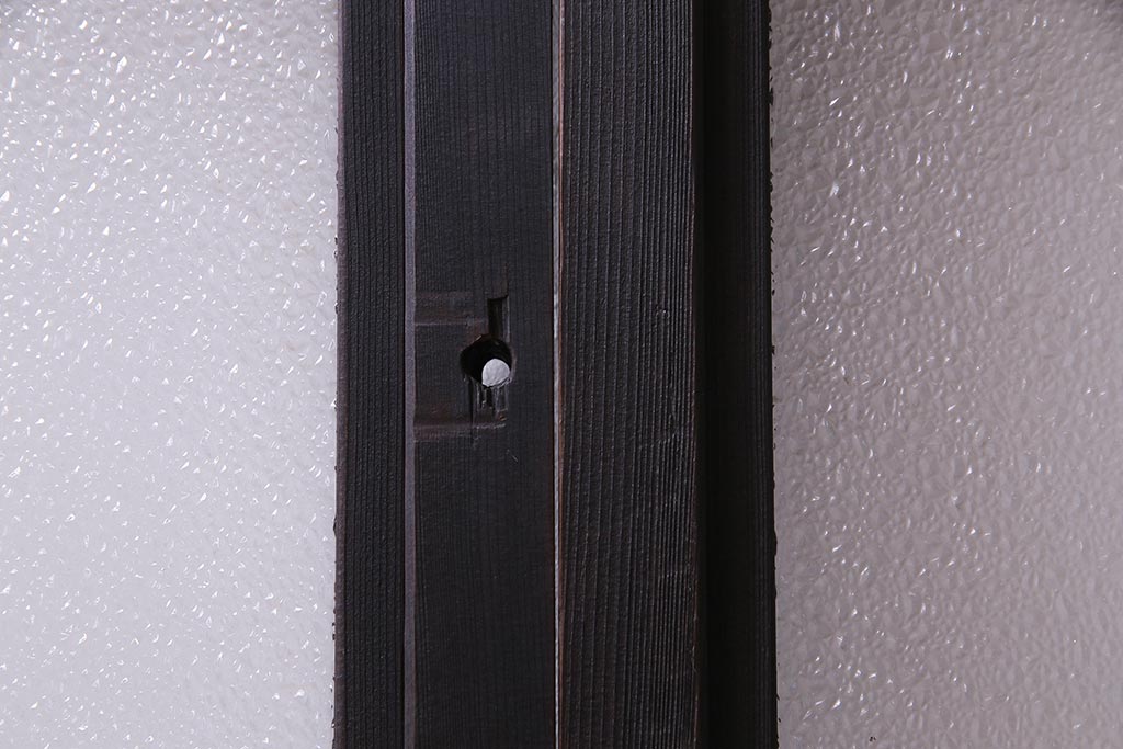 大正ロマン　ダイヤガラス 太めのフレームが存在感を放つモダンなガラス戸(窓、引き戸、建具)2枚組