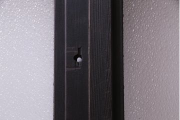 大正ロマン　ダイヤガラス 太めのフレームが存在感を放つモダンなガラス戸(窓、引き戸、建具)2枚組