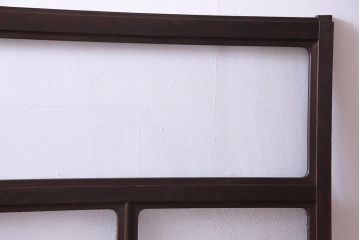 大正ロマン　ダイヤガラス 太めのフレームが存在感を放つモダンなガラス戸(窓、引き戸、建具)2枚組