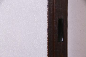 大正ロマン　ダイヤガラス 太めのフレームが存在感を放つモダンなガラス戸(窓、引き戸、建具)2枚組