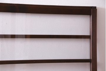 昭和レトロ　異なるガラスを組み合わせたシンプルな引き戸(ガラス戸、建具)4枚組