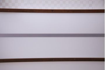 昭和レトロ　異なるガラスを組み合わせたシンプルな引き戸(ガラス戸、建具)4枚組