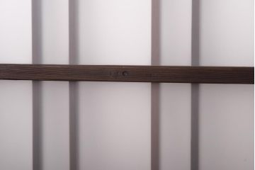 昭和初期　ラフジュオリジナルガラス　レトロモダンなガラス戸2枚セット(サッシ、窓、引戸)