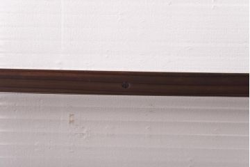 昭和レトロ　モールガラスがモダンでおしゃれなガラス戸2枚セット(サッシ、窓、引戸)