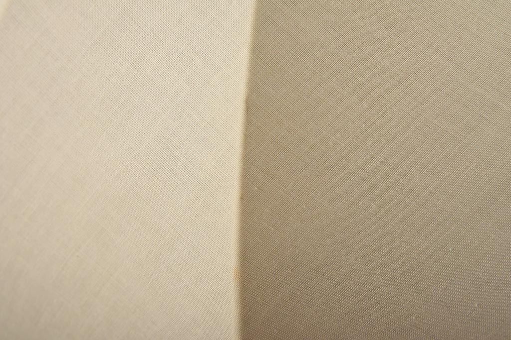 レトロ　大きなキャンバスシェードが可愛いテーブルランプ(スタンドライト、卓上照明)