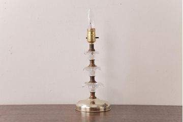 アメリカビンテージ　LEVITON　シャビーシックなスタンドライト(テーブルランプ)
