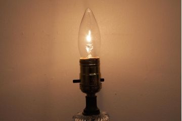アメリカビンテージ　LEVITON　シャビーシックなスタンドライト(テーブルランプ)