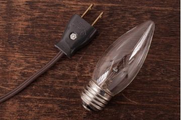 アメリカビンテージ　LEVITON　シャビーシックなスタンドライト(テーブルランプ)