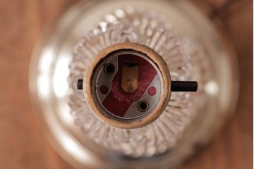 アメリカビンテージ　LEVITON　シャビーシックなスタンドライト(テーブルランプ)