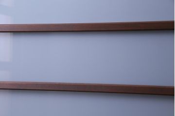 昭和レトロ　オリジナル花ガラス　明るい空間を作り出すガラス戸(引き戸、建具)2枚組