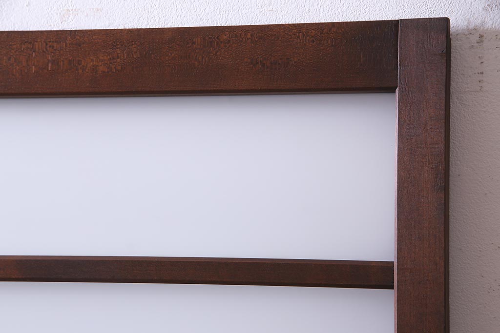 昭和レトロ　オリジナル花ガラス　明るい空間を作り出すガラス戸(引き戸、建具)2枚組