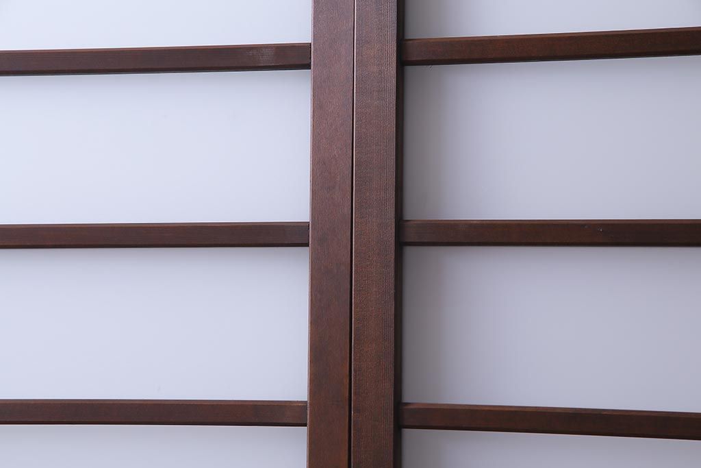 昭和レトロ　オリジナル花ガラス　明るい空間を作り出すガラス戸(引き戸、建具)2枚組