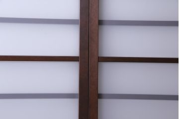 昭和レトロ　オリジナル花ガラス　明るい空間を作り出すガラス戸(引き戸、建具)2枚組