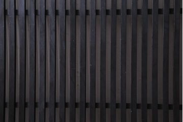 和製アンティーク　上手物　燻された質感が味わい深い格子戸2枚セット(引き戸、建具)