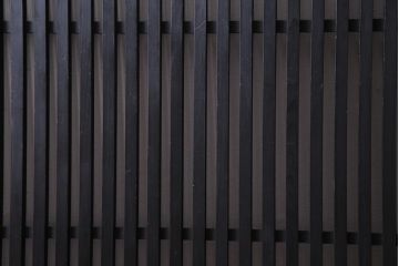 和製アンティーク　上手物　燻された質感が味わい深い格子戸2枚セット(引き戸、建具)(1)