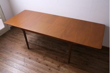 ヴィンテージ家具　北欧ビンテージ　A.H.Mackintosh(マッキントッシュ)　スタイリッシュなエクステンションテーブル(ダイニングテーブル)