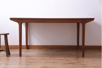 ヴィンテージ家具　北欧ビンテージ　A.H.Mackintosh(マッキントッシュ)　スタイリッシュなエクステンションテーブル(ダイニングテーブル)