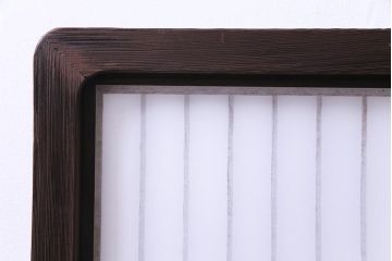 ビンテージ　高級杉材　障子戸付き　和の風情あふれるインテリアにおすすめな衝立(パーテーション、間仕切り)