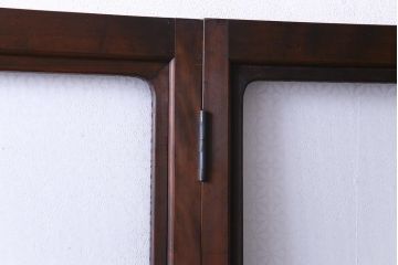 昭和初期　レトロなガラス戸をリメイクしたパーテーション(衝立、間仕切り)