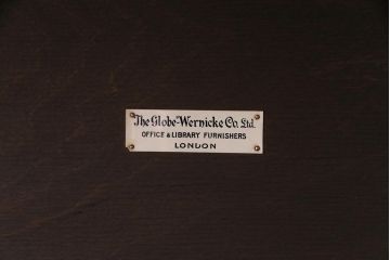 アンティーク家具　イギリスアンティーク 　オーク材　Globe Wernicke(グローブヴェルニッケ)社製　スタッキングブックケース(本箱、収納棚、キャビネット)