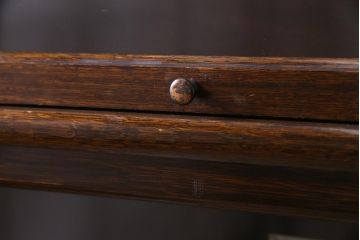 アンティーク家具　イギリスアンティーク 　オーク材　Globe Wernicke(グローブヴェルニッケ)社製　スタッキングブックケース(本箱、収納棚、キャビネット)