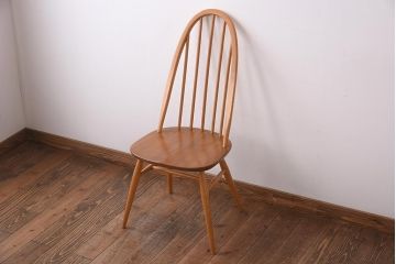 ヴィンテージ家具　イギリスビンテージ　ERCOL(アーコール)　木の温もり溢れるクエーカーチェア(椅子)(2)