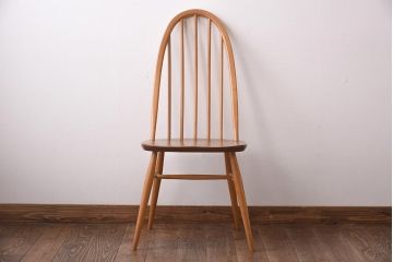 ヴィンテージ家具　イギリスビンテージ　ERCOL(アーコール)　木の温もり溢れるクエーカーチェア(椅子)(3)