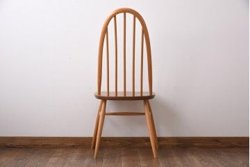 ヴィンテージ家具　イギリスビンテージ　ERCOL(アーコール)　木の温もり溢れるクエーカーチェア(椅子)
