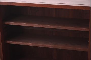 レトロ家具　和製アンティーク　当店オリジナル紋様ガラス　レトロな雰囲気がお洒落なガラス戸棚(収納棚、食器棚)