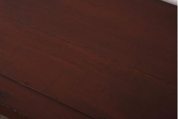 レトロ家具　和製アンティーク　当店オリジナル紋様ガラス　レトロな雰囲気がお洒落なガラス戸棚(収納棚、食器棚)