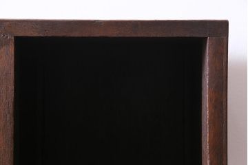 レトロ家具　昭和レトロ　5×3マス　脚付リメイク　正方形のマス目がすっきりとした印象の収納棚(マス目棚、飾り棚、オープンラック)