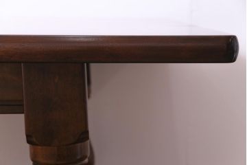 中古　松本民芸家具　特注品!　ゆったりと使える大型ダイニングテーブル(食卓)(定価約65万円)