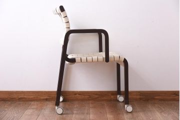 中古　arflex(アルフレックス)　NT(エヌティー)　キャスター付きチェア(ダイニングチェア、ワークチェア)(定価約8万6千円)