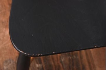 イギリスビンテージ　ペイント家具　ERCOL(アーコール)　シックなカラーが格好いいエックスバックチェア(クロスバックチェア)