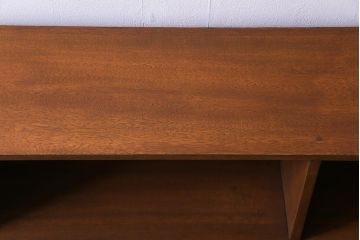 レトロ家具　昭和レトロ　学校で本棚として使われていた木の温もり溢れるオープンラック(飾り棚)