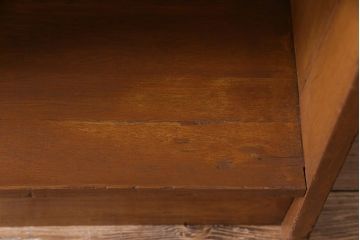 レトロ家具　昭和レトロ　学校で本棚として使われていた木の温もり溢れるオープンラック(飾り棚)