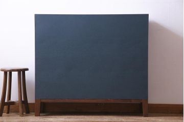 ペイント家具　3×4マス　脚付リメイク　ダークカラーが格好いいマス目棚(ロッカー、下駄箱、オープンラック、収納棚)