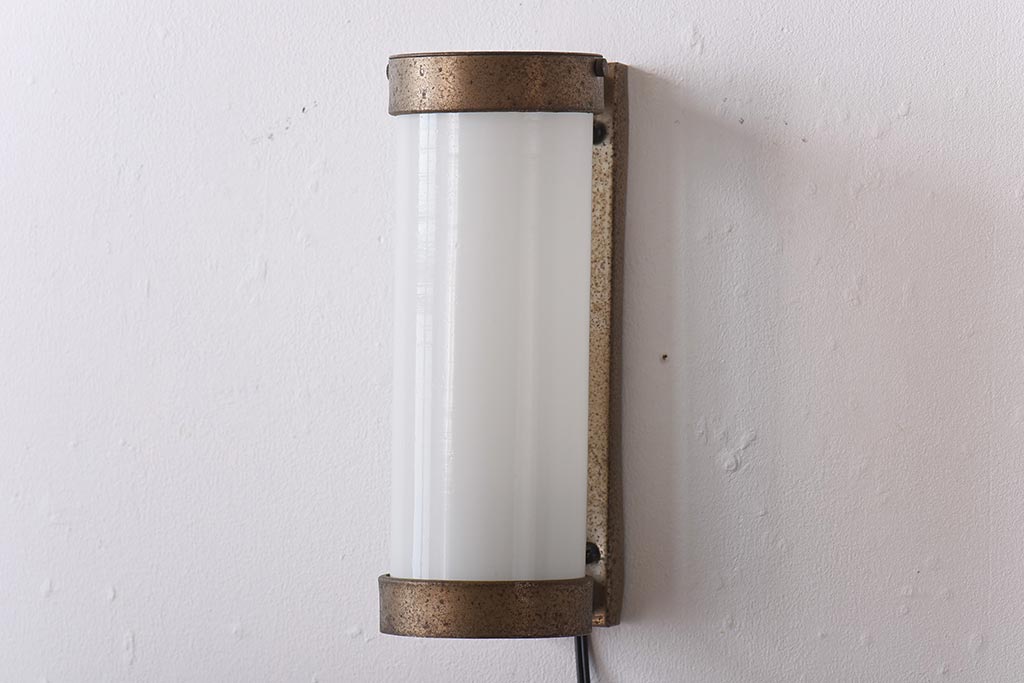 和製アンティーク　戦前　シンプルでレトロなウォールライト(壁掛け照明)(2)
