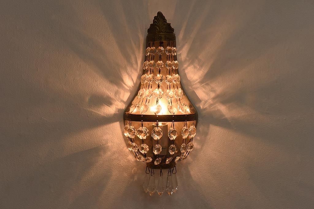 フランスアンティーク　エンパイア様式　エレガントな空間を演出するウォールランプ(壁掛け照明)(1)