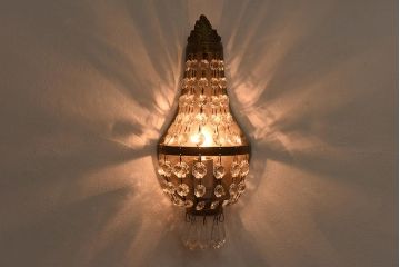 フランスアンティーク　エンパイア様式　エレガントな空間を演出するウォールランプ(壁掛け照明)(1)