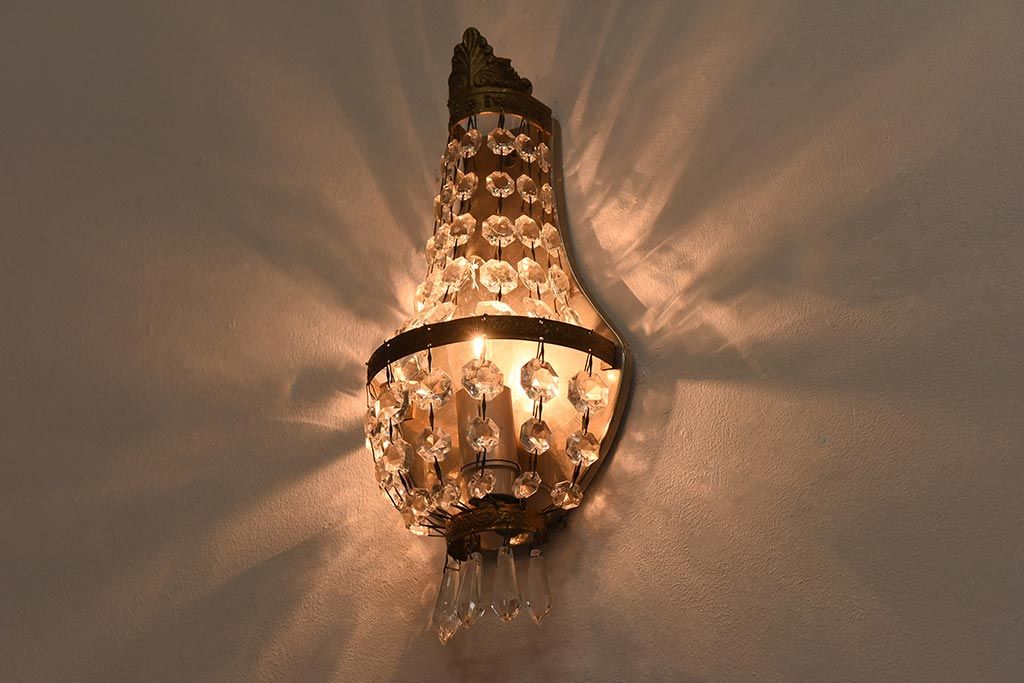 フランスアンティーク　エンパイア様式　エレガントな空間を演出するウォールランプ(壁掛け照明)(1)