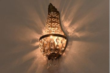 フランスアンティーク　エンパイア様式　エレガントな空間を演出するウォールランプ(壁掛け照明)(1)