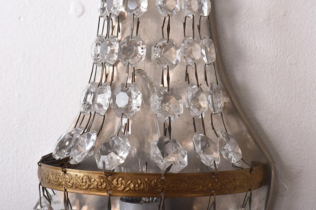 フランスアンティーク　エンパイア様式　エレガントな空間を演出するウォールランプ(壁掛け照明)(1)