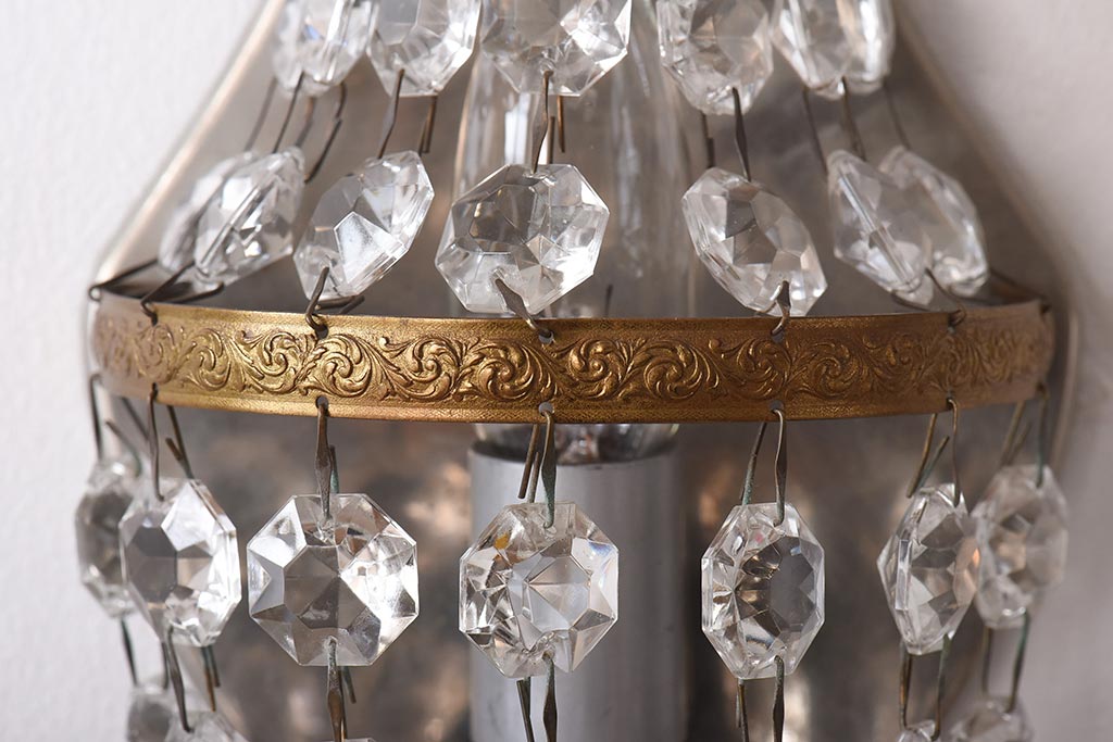 フランスアンティーク　エンパイア様式　エレガントな空間を演出するウォールランプ(壁掛け照明)(1)