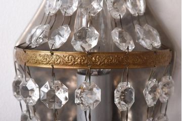 フランスアンティーク　エンパイア様式　エレガントな空間を演出するウォールランプ(壁掛け照明)(1)