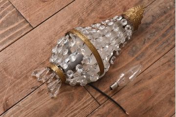 フランスアンティーク　エンパイア様式　エレガントな空間を演出するウォールランプ(壁掛け照明)(1)